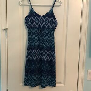 Kyodan Blue and Purple Patterned Dress